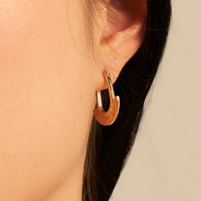 Brinco Hyeri Banho Ouro 18k