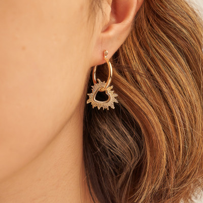 Brinco Suzy Banho Ouro 18k