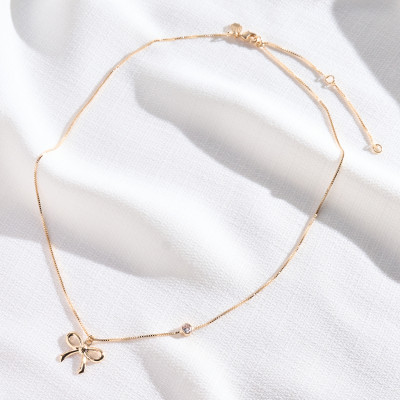 Colar Amarílis Banho Ouro 18k