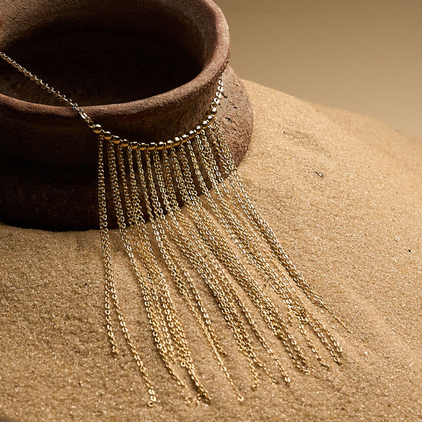 Colar Frida Banho Ouro 18k