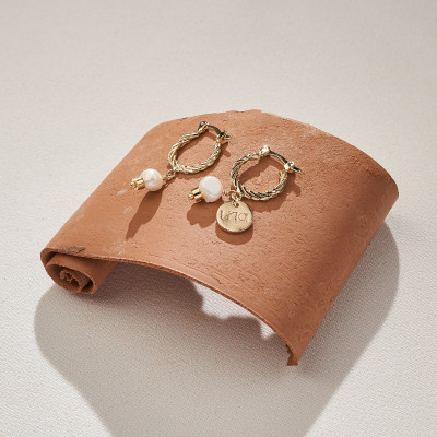 Brinco Mirna Banho Ouro 18k