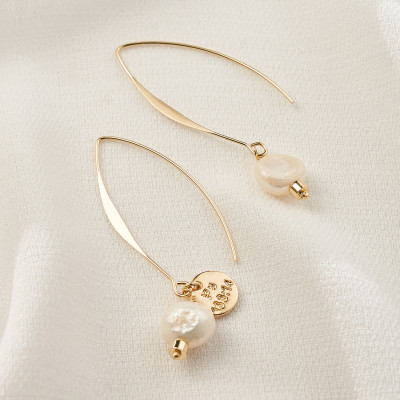 Brinco Solange Banho Ouro 18k