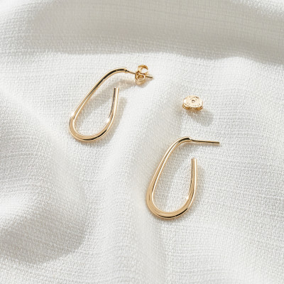 Brinco Nala Banho Ouro 18k