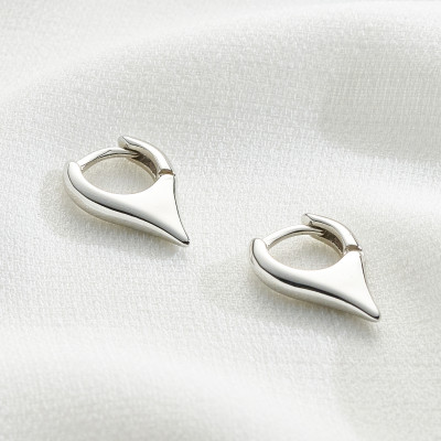 Brinco Janini Banho Ródio Branco