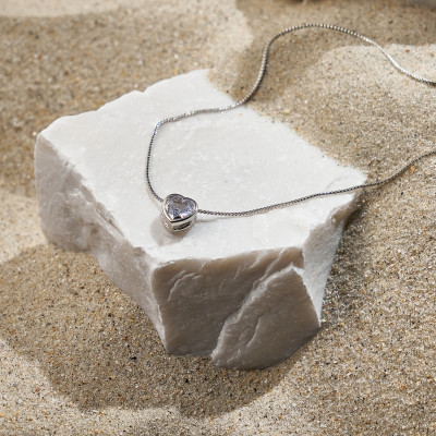 Colar Lola Banho Ródio Branco 