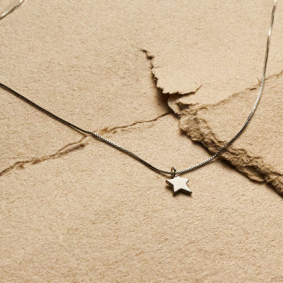 Colar Nashira Banho Ródio Branco