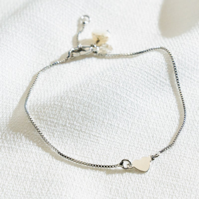 Pulseira Camille Banho Ródio Branco