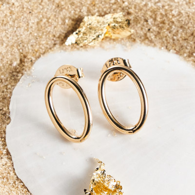 Brinco Salomé Banho Ouro 18k