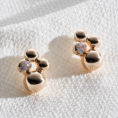 Brinco Maricela Banho Ouro 18k