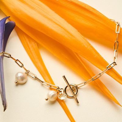 Colar Coraline Banho Ouro 18k