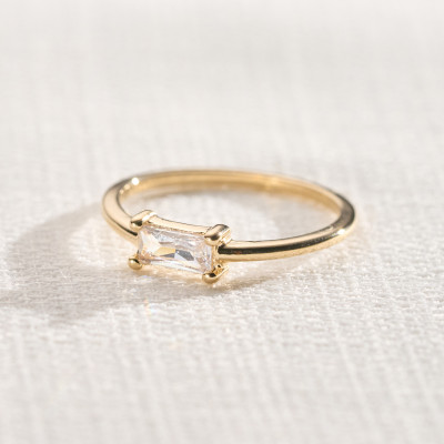 Anel Riviera Banho Ouro 18k