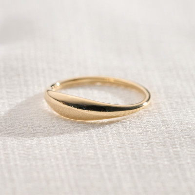 Anel Tijuca Banho Ouro 18k