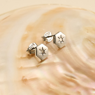 Brinco Delle Banho Ródio Branco