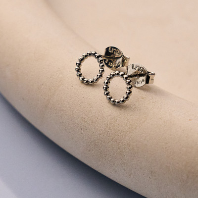 Brinco Eidel Banho Ródio Branco