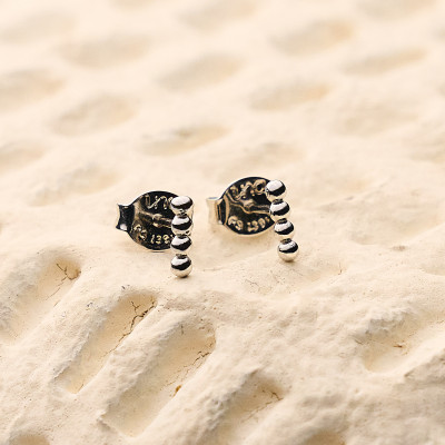 Brinco Edino Banho Ródio Branco