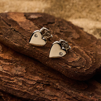 Brinco Bea Banho Ródio Branco