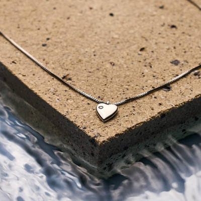 Colar Luiza Banho Ródio Branco