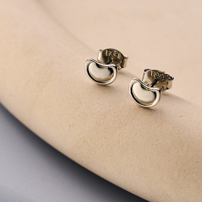 Brinco Maya Banho Ródio Branco