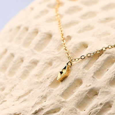 Colar Celeste Banho Ouro 18k