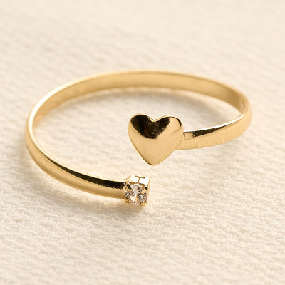 Anel Taiz Banho Ouro 18k