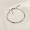 Pulseira Marcela Banho Ródio Branco