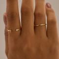 Anel Juquehy Banho Ouro 18k